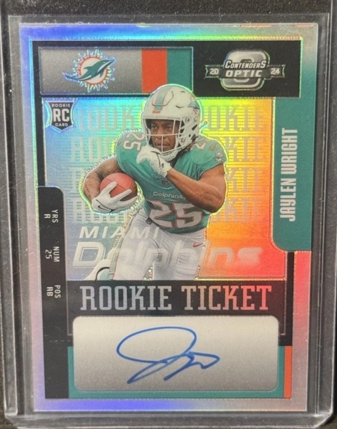 2024 Contenders Optic Jaylen Wright Rookie Auto